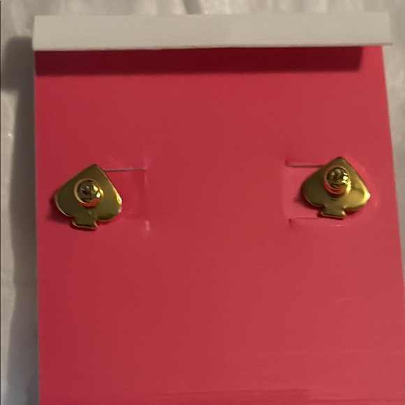 NWOT-Kate Spade Off We Go Daisy Huggies / White and Gold Flower Earrings - Picture 8 of 9